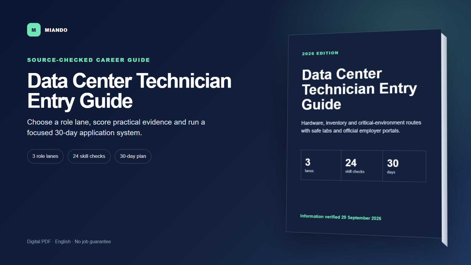 Data Center Technician Entry Guide preview